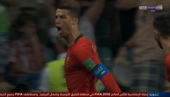 هدف رونالدو الاول فى مرمى اسبانيا بتعليق حفيظ دراجى
