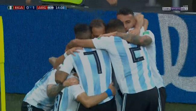 اهداف مباراة الارجنتين ونيجيريا 2 1 تعليق حفيظ دراجى