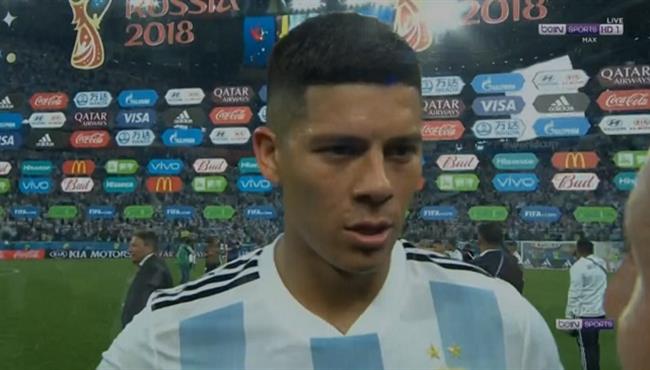 تصريحات ماركوس روخو بعد فوز الارجنيتن على نيجيريا