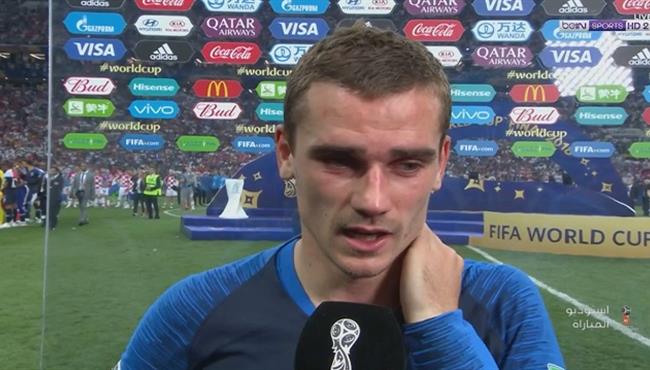 تصريحات جريزمان بعد الفوز بكاس العالم