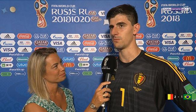 تصريحات كورتوا بعد الفوز علي البرازيل