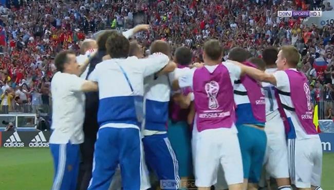 اهداف وركلات ترجيح مباراة اسبانيا وروسيا