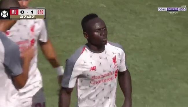 هدف ساديو مانى فى مرمى مانشستر يونايتد