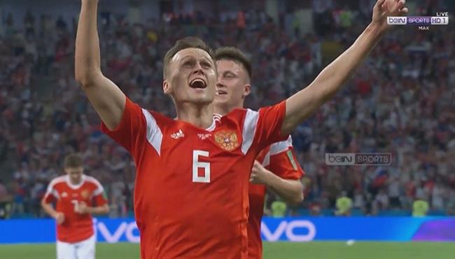 هدف روسيا الرائع فى مرمى كرواتيا