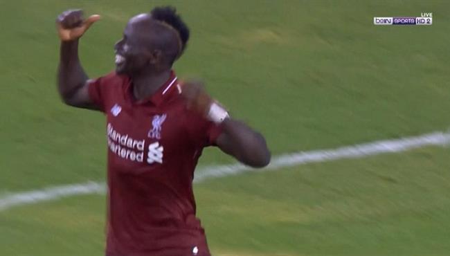 هدف ساديو ماني في مرمي مانشستر سيتي بكأس الابطال الدولية