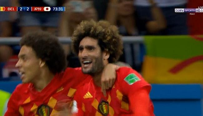 هدف تعادل بلجيكا مع اليابان 2 2 كاس العالم