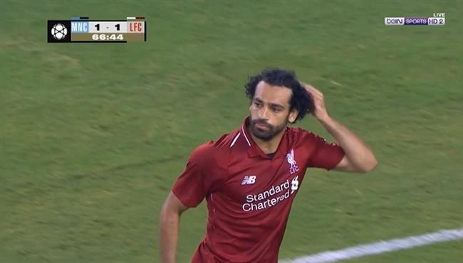 مدافع مانشستر سيتي يحرم محمد صلاح من تسجيل هدف مؤكد