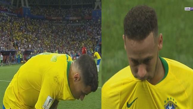 حسره لاعبي البرازيل بعد الخروج من كاس العالم