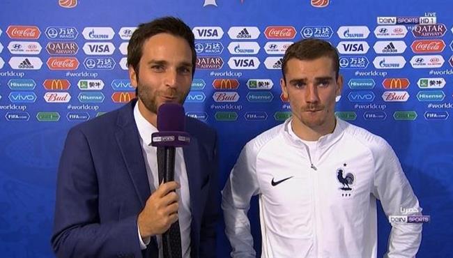 اول تعليق من جريزمان بعد تأهل فرنسا لنصف نهائى كأس العالم