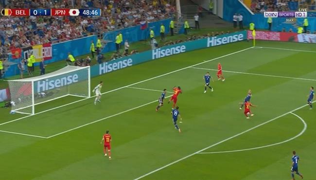 القائم يمنع هازارد من تسجيل هدف رائع فى مرمى اليابان