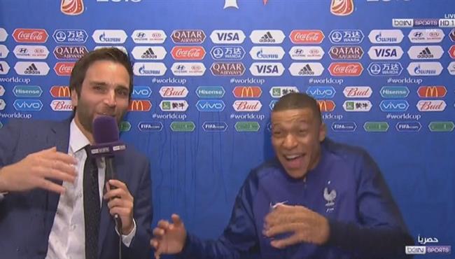 اول تعليق من مبابى بعد الوصل لنهائى كأس العالم