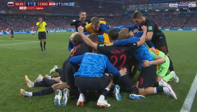 هدف كرواتيا الثانى فى مرمى روسيا
