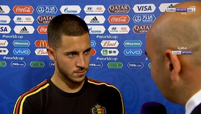 تصريحات هازارد بعد الفوز علي انجلترا