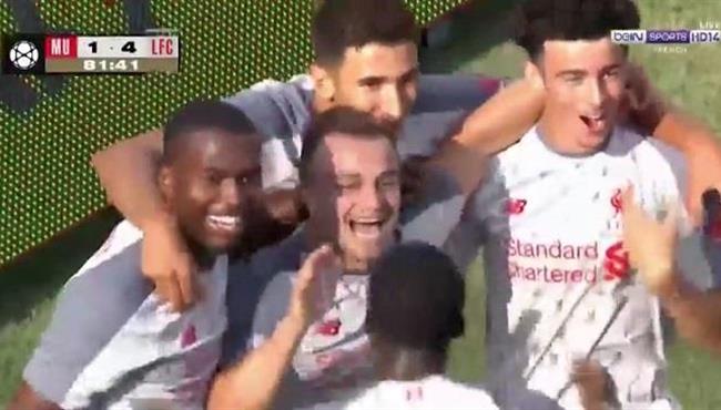 هدف شاكيرى الرائع فى مرمى مانشستر يونايتد