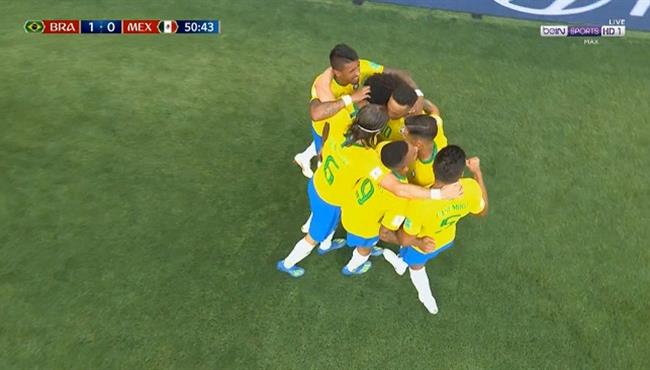 اهداف مباراة البرازيل والمكسيك 2 0 تعليق حفيظ دراجي