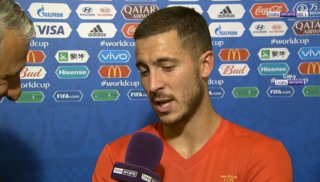 تصريحات هازارد بعد الفوز علي البرازيل