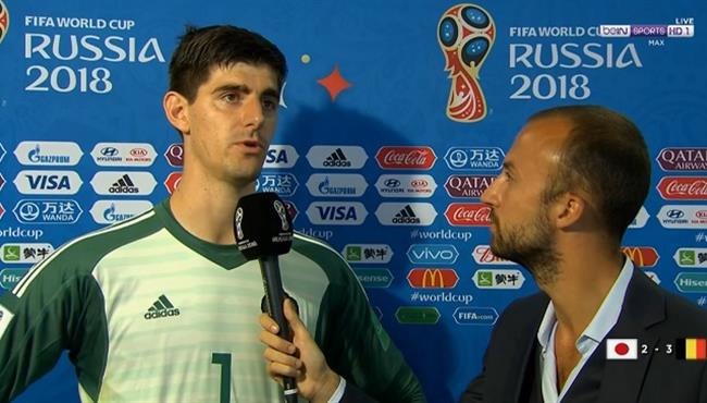 تصريحات كورتوا بعد الفوز علي اليابان