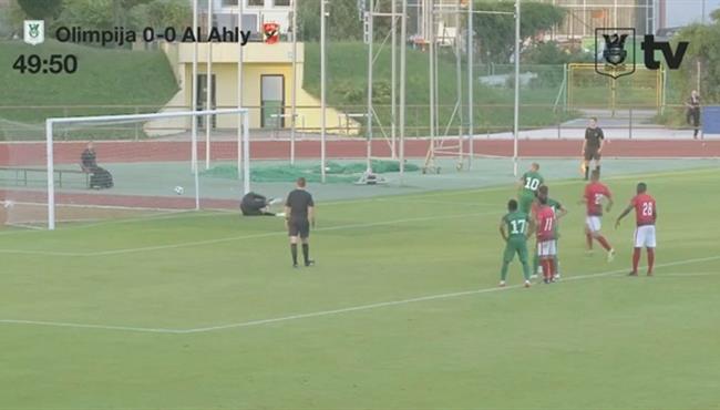 هدف اولمبيا الاول فى مرمى الاهلى