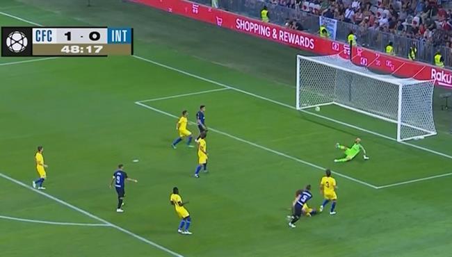 هدف تعادل انتر ميلان مع تشيلسي 1 1 دوري ابطال افريقيا