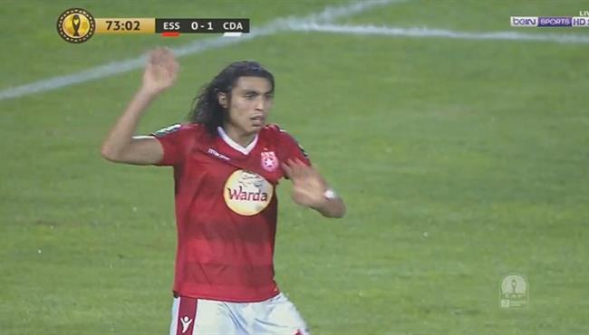 العارضة تحرم عمرو مرعى من تسجيل هدف امام دى اوجوستو