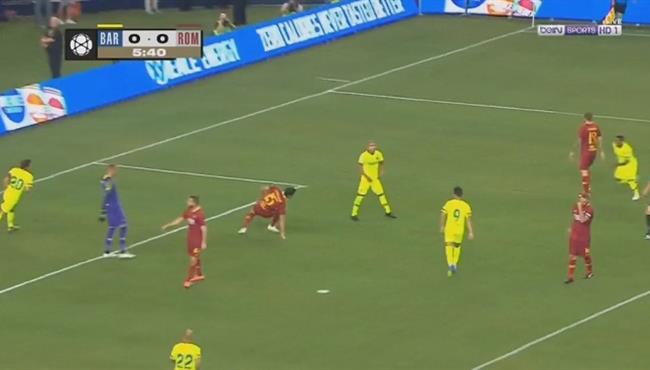 اهداف مباراة برشلونة وروما 2 4 كأس الابطال الدولية