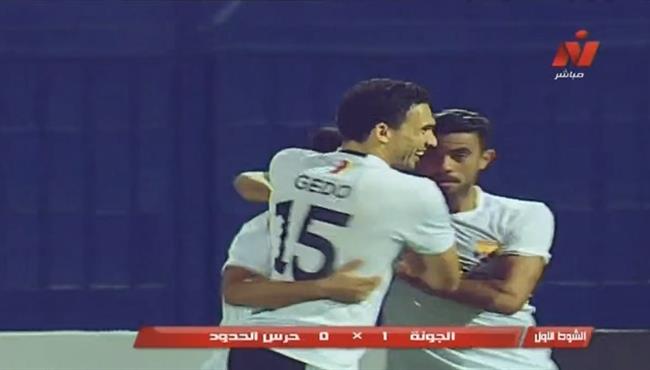 هدف اسلام رشدى فى مرمى حرس الحدود