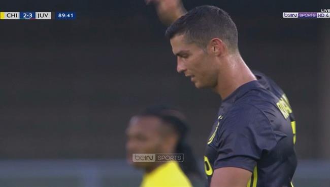 كريستيانو رونالدو يتسبب في الغاء هدف قاتل ليوفنتوس امام كييفو