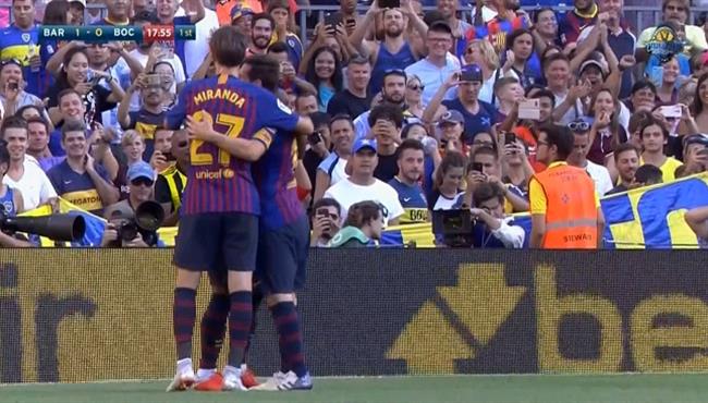 اهداف مباراة برشلونة وبوكا جونيورز 3 0 كأس خوان جامبر