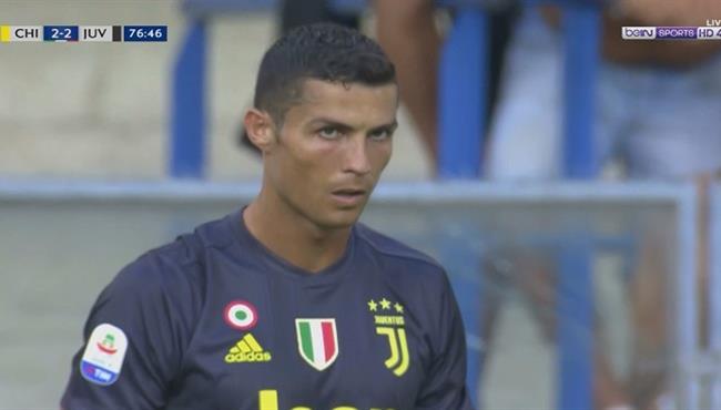 ملخص لمسات كريستيانو رونالدو فى اول مباراة له مع يوفنتوس