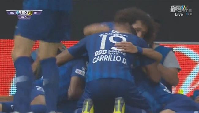 هدف الهلال الاول فى مرمى الاتحاد تعليق فهد العتيبى