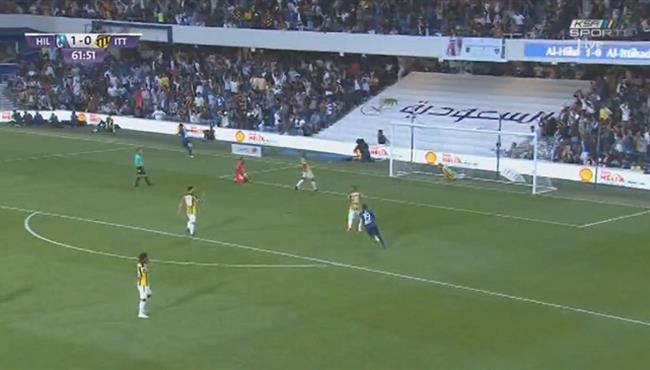 هدف الهلال الثانى فى مرمى الاتحاد تعليق فهد العتيبى