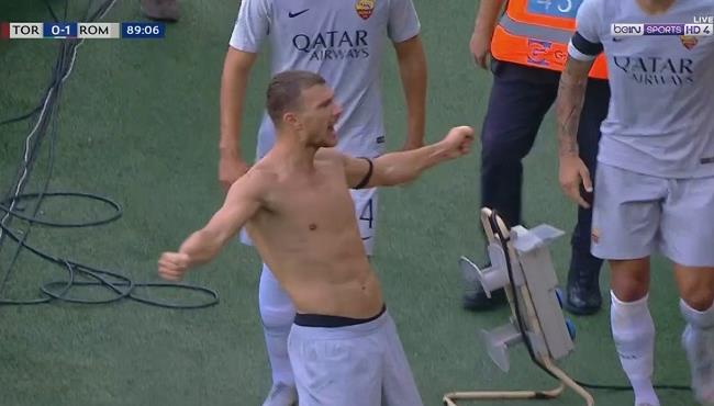 هدف فوز روما القاتل على تورينو 1 0 الدورى الايطالى