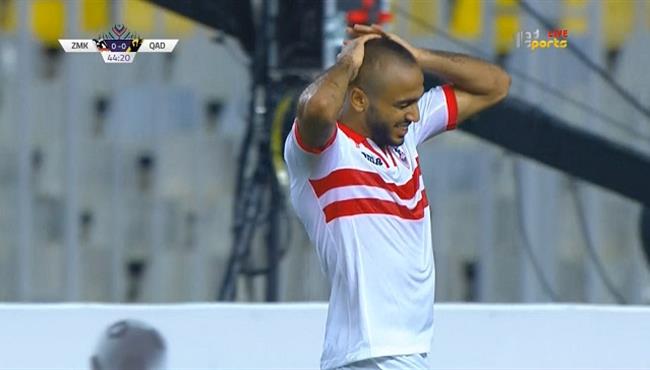 كهربا يهدر فرصة هدف محقق امام القادسية الكويتي ورد فعل مرتضي منصور