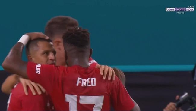 هدف مانشستر يونايتد الثانى فى مرمى ريال مدريد كأس الابطال الدولية