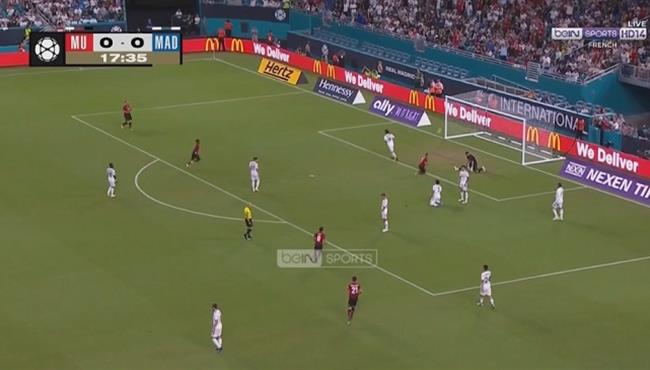 اهداف مباراة مانشستر يونايتد وريال مدريد 2 1 كأس الابطال الدولية