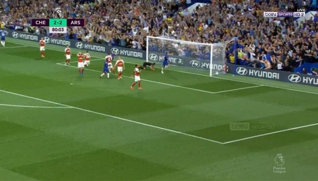 هدف تشيلسي الثالث في مرمي ارسنال 3 2 الدوري الانجليزي