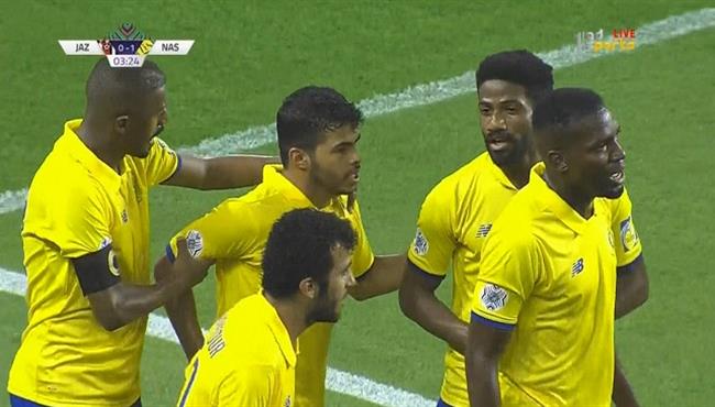 هدف النصر الاول الرائع في مرمي الجزيرة الاماراتي البطولة العربية