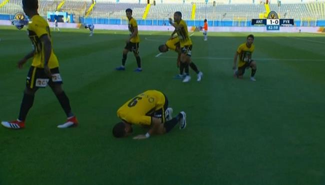 هدف الانتاج الحربى الاول فى مرمى بيراميدز تعليق فهد العتيبى