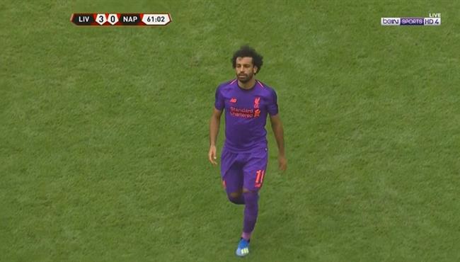 ملخص لمسات محمد صلاح في مباراة ليفربول ونابولي