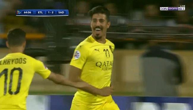 هدف السد الثانى فى مرمى استقلال طهران تعليق عصام الشوالى