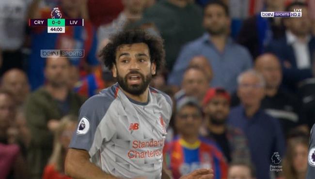 محمد صلاح يتسبب في ركلة جزاء لـ ليفربول امام كريستال بالاس وميلنر يسجلها