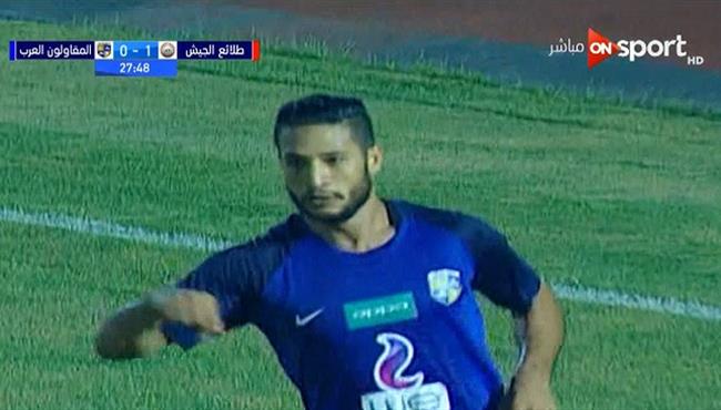 هدف احمد علي في مرمي طلائع الجيش 1 1 الدوري المصري
