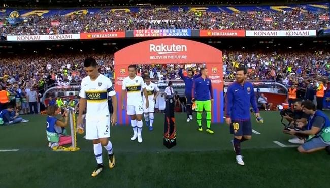 ملخص مباراة برشلونة وبوكا جونيورز كأس خوان جامبر