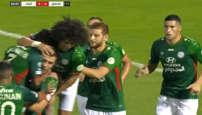 هدف الاتفاق الاول فى مرمى الرائد بالدورى السعودى