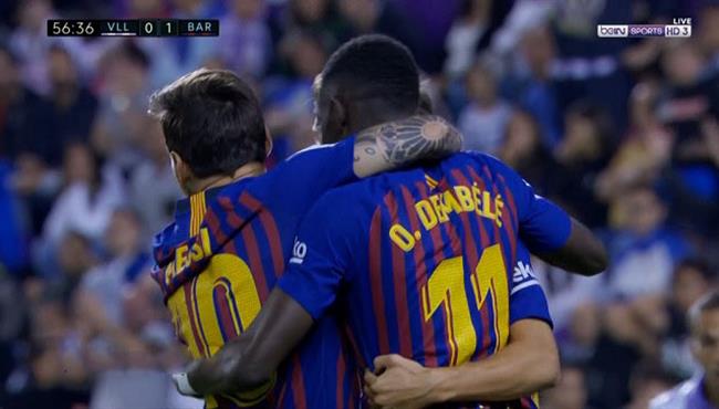 هدف فوز برشلونة على بلد الوليد 1 0 عثمان ديمبلى