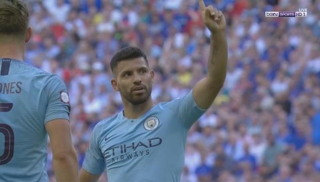 هدف مانشستر سيتى الثانى فى مرمى تشيلسى كأس الدرع الخيرية