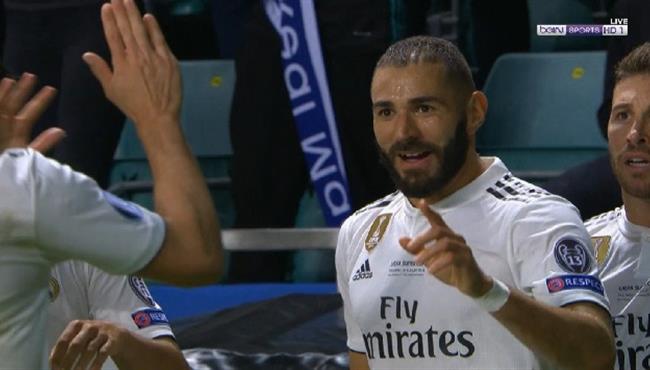 هدف تعادل ريال مدريد مع اتليتكو مدريد 1 1 كريم بنزيما