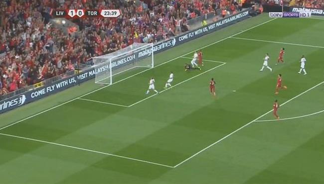هدف ليفربول الثاني في مرمي تورينو
