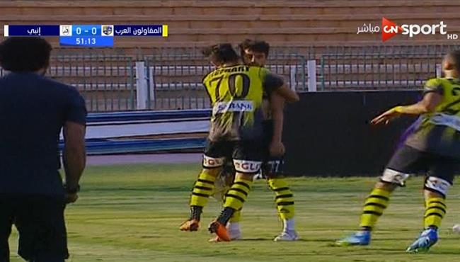 هدف المقاولون الاول فى مرمى انبى الدورى المصرى