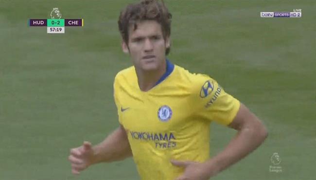 العارضة تحرم ماركوس ألونسو من تسجيل هدف عالمي